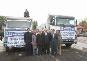 Erzurum Van'a yüreğini uzattı
